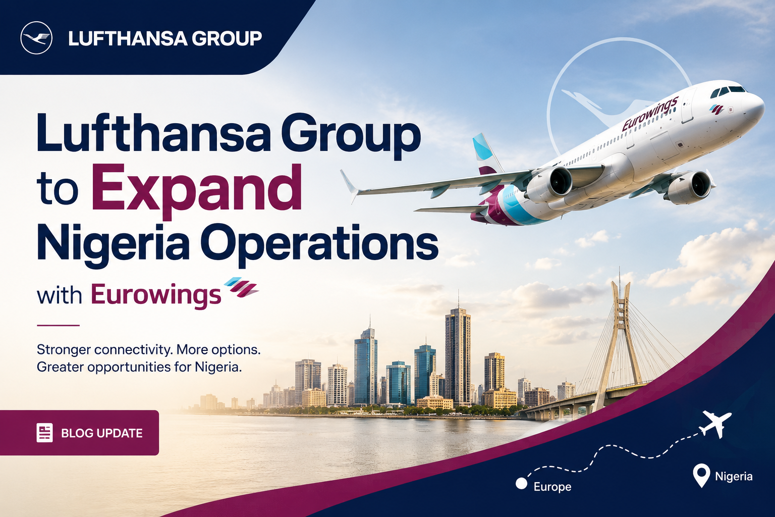 Lufthansa Group to Expand Nigeria Operations With Eurowings