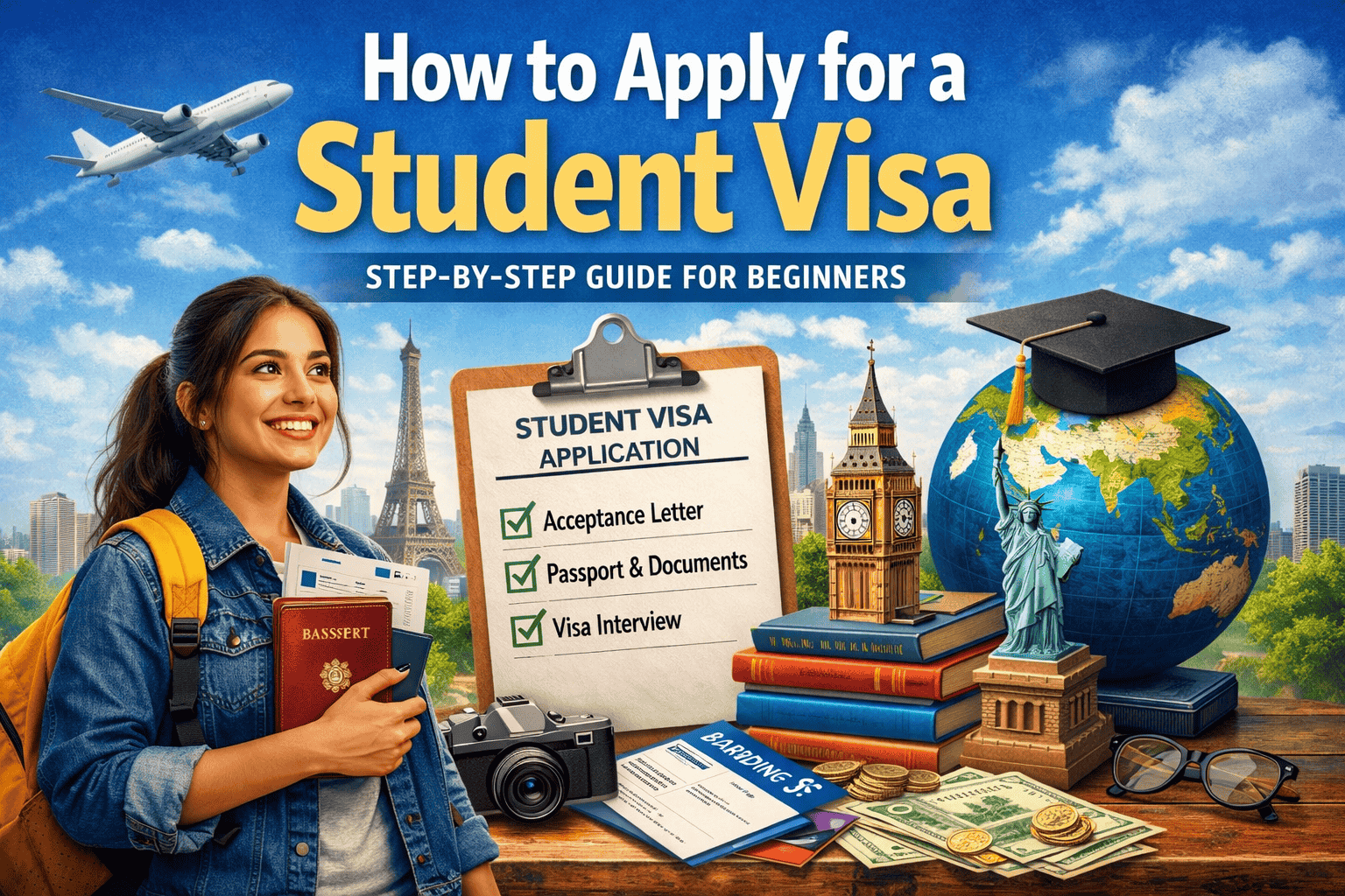 How to Apply for a Student Visa (Step-by-Step Guide for Beginners)